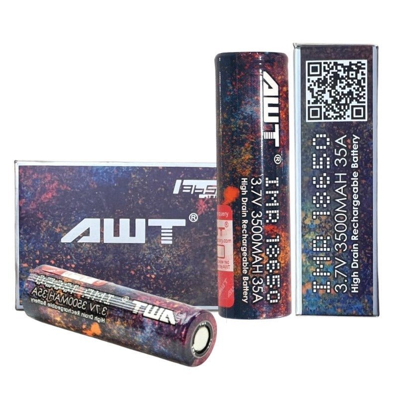 18650 AWT 3.7V 3500MAH 35A RAINBOW BATTERY [PACK OF 2] - Best Vape Wholesale