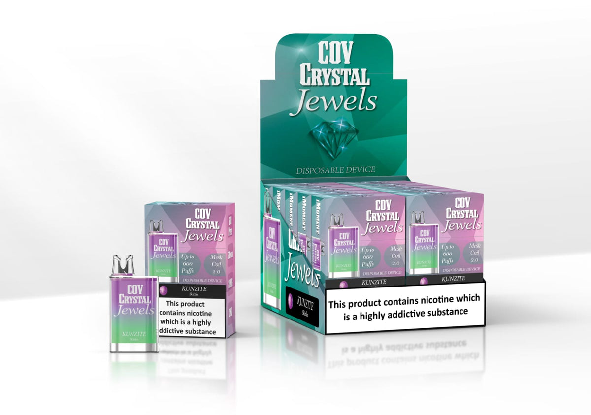 COV Crystal Jewels 600 Puff Disposable Vape Pod-Pack of 10-Skittles-vapeukwholesale