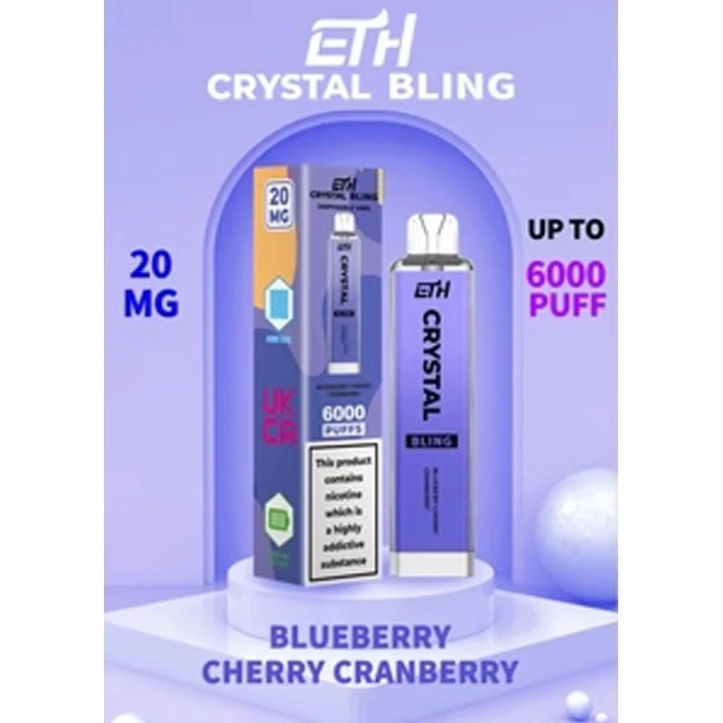 Crystal Bling 6000 | Pro Max Disposable Vape Puff Pod Box of 10 - Best Vape Wholesale