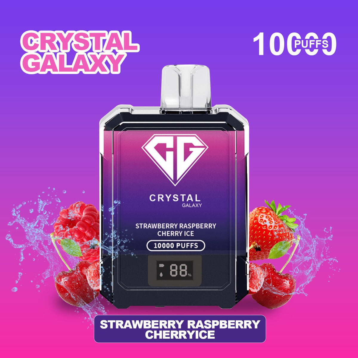 Crystal Galaxy 10000 Puffs Disposable Vape Box of 10 - Best Vape Wholesale