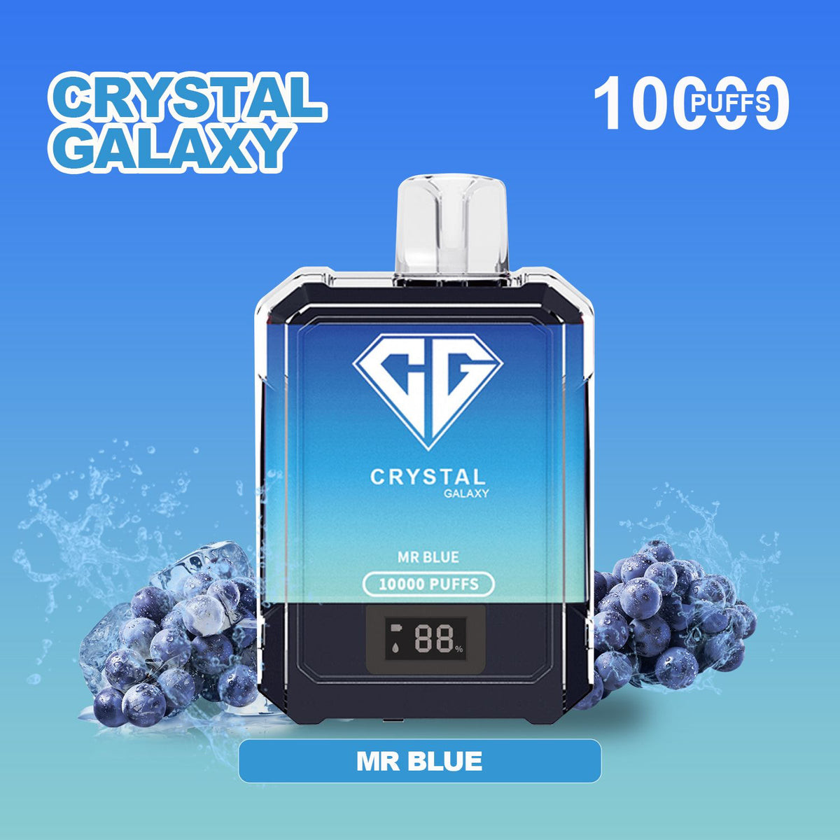 Crystal Galaxy 10000 Puffs Disposable Vape Box of 10 - Best Vape Wholesale