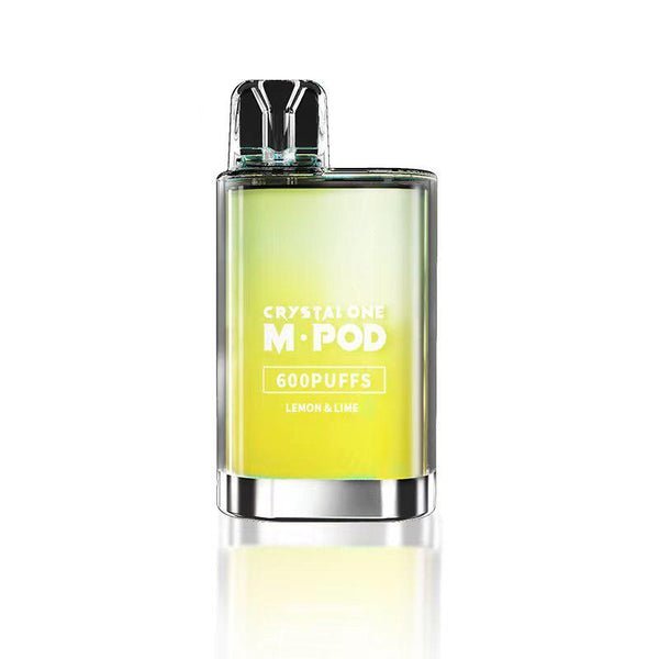 Crystal M Pod 600 Disposable Vape Pod-Box of 10-Lemon & Lime-vapeukwholesale