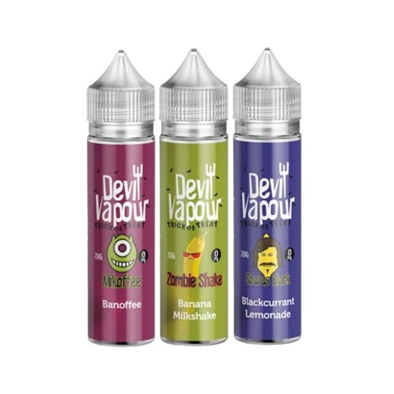 Devil Vapour 50ml Shortfill-Banana Milkshake-vapeukwholesale