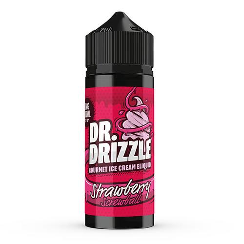 Dr Drizzle 100ml Shortfill-Strawberry Screwball-vapeukwholesale