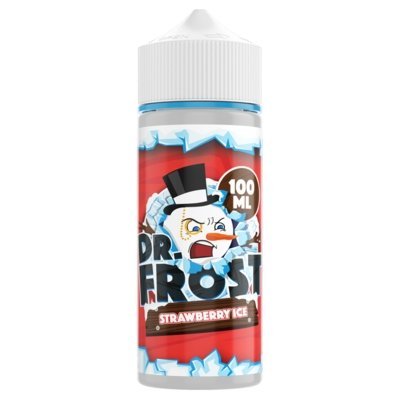 Dr Frost 100ml Shortfill-Strawberry Ice-vapeukwholesale