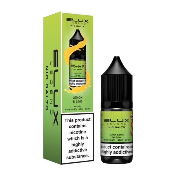 Elux Legend Nic Salts - 10ml E-liquids - Box of 10 - Best Vape Wholesale