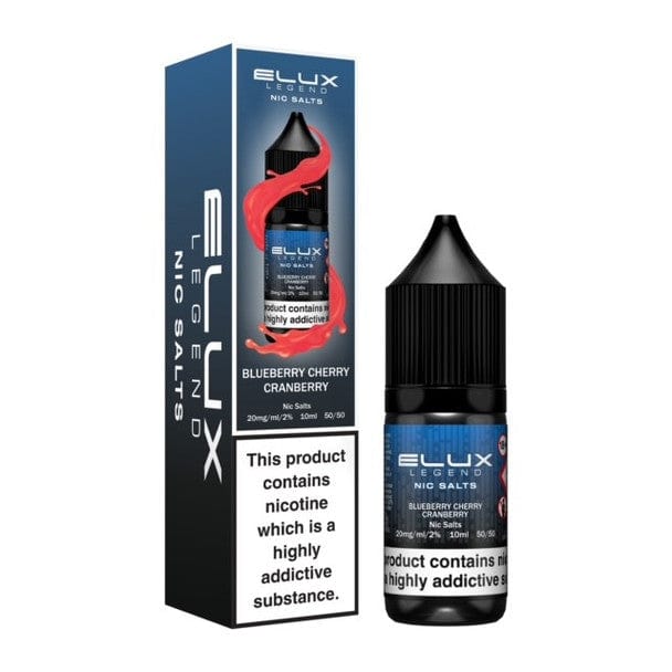 Elux Legend Nic Salts - 10ml E-liquids - Box of 10 - Best Vape Wholesale