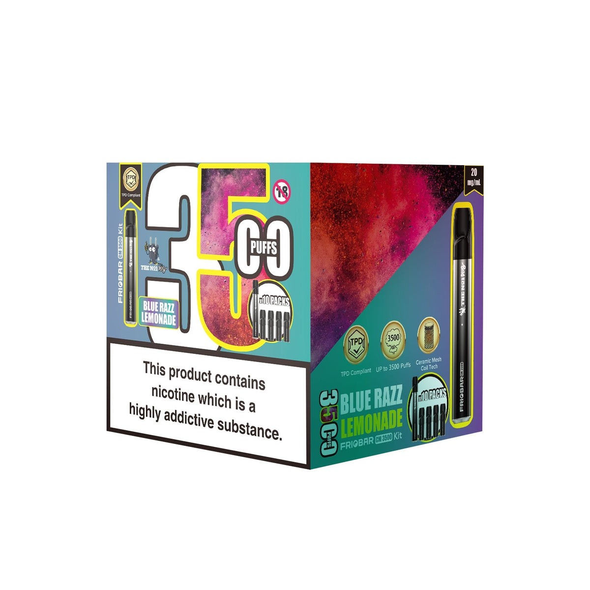 Freemax Friobar 3500 Puffs Pod Sytem Kit - Box of 10 - Best Vape Wholesale
