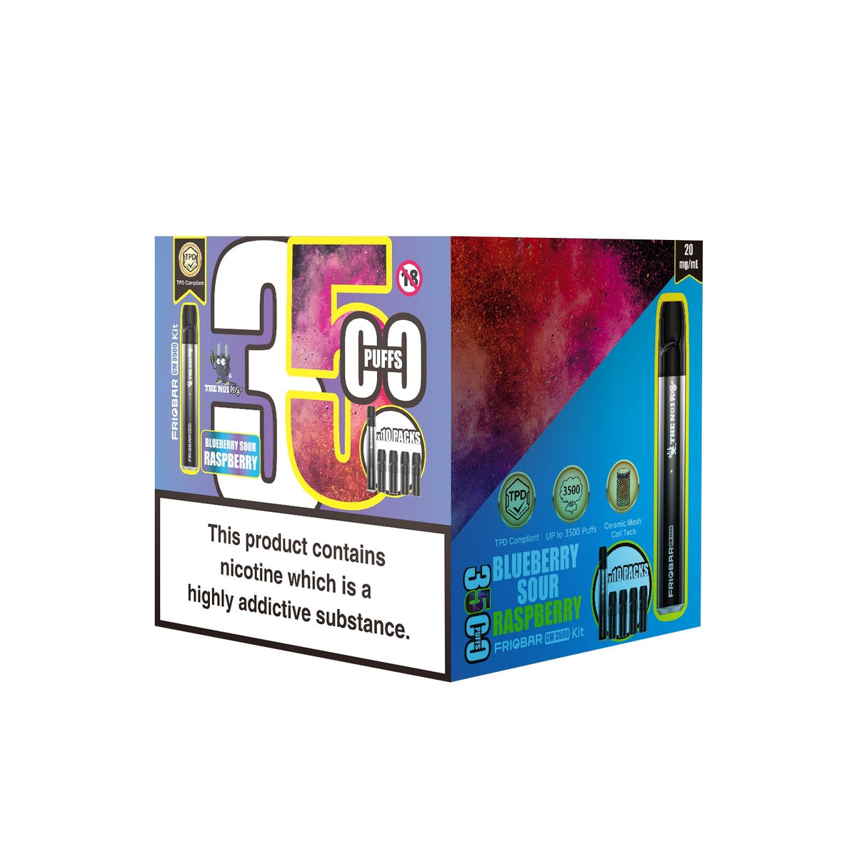 Freemax Friobar 3500 Puffs Pod Sytem Kit - Box of 10 - Best Vape Wholesale