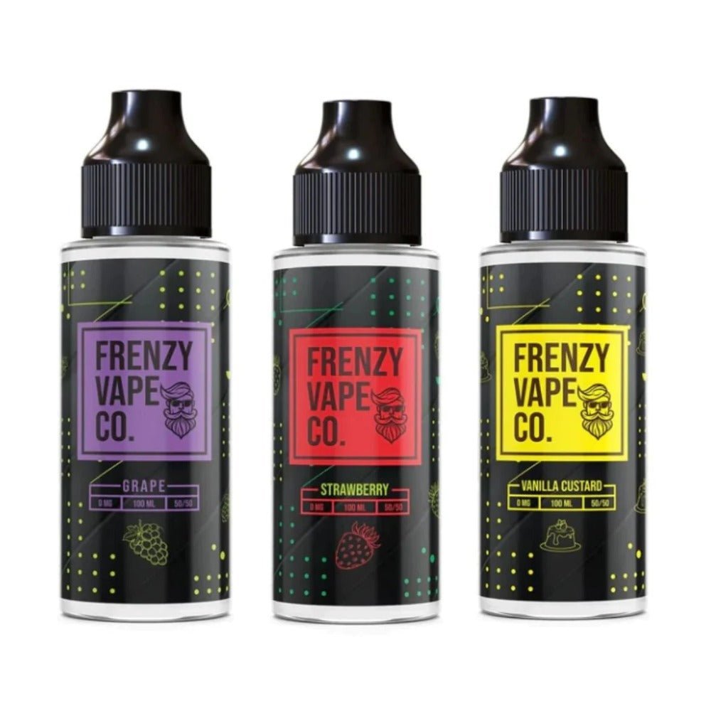 Frenzy Vape Co. 100ml Shortfill E-Liquid - Best Vape Wholesale