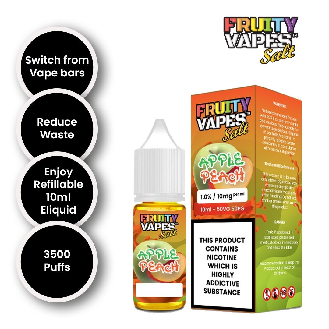 Fruity Vapes Salt 10ml Nic Salts Box of 10 - Best Vape Wholesale