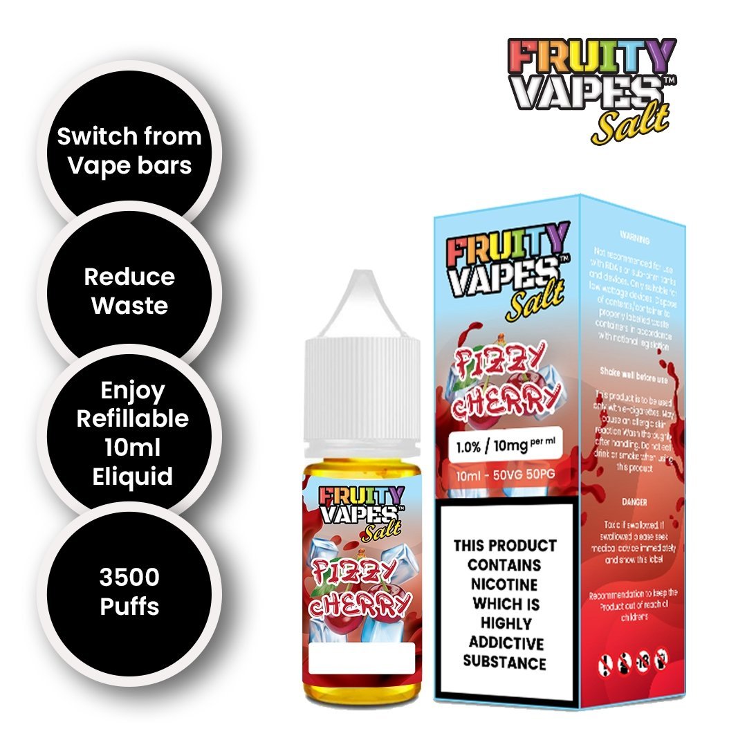 Fruity Vapes Salt 10ml Nic Salts Box of 10 - Best Vape Wholesale