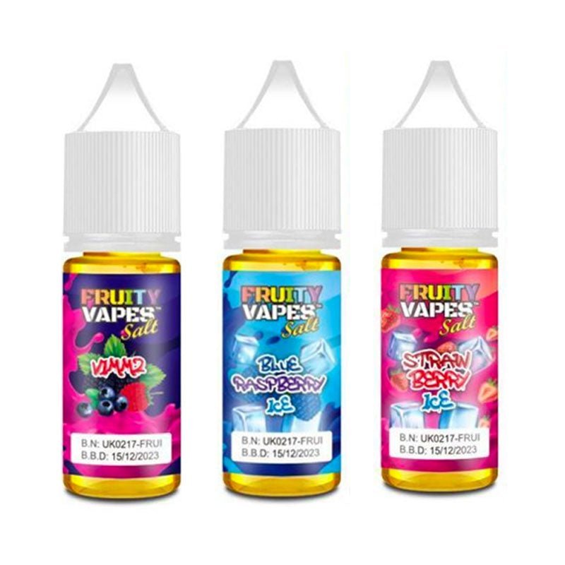 Fruity Vapes Salt 10ml Nic Salts Box of 10 - Best Vape Wholesale