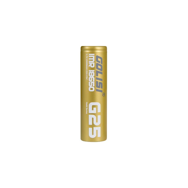 Golisi S25 - 18650 Battery - 2500mAh - Pack of 2 - Best Vape Wholesale