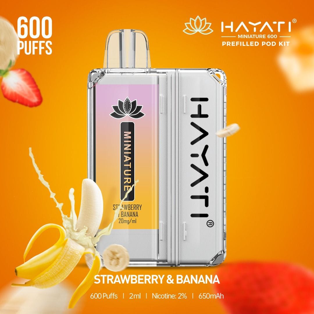 Hayati Miniature 600 Prefilled Pod Kit - Box of 5 - Best Vape Wholesale