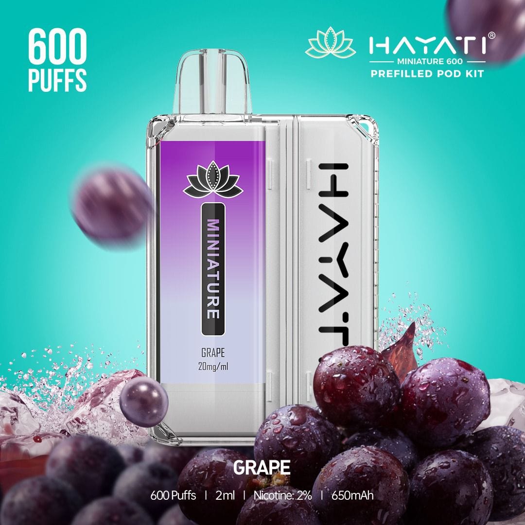 Hayati Miniature 600 Prefilled Pod Kit - Box of 5 - Best Vape Wholesale