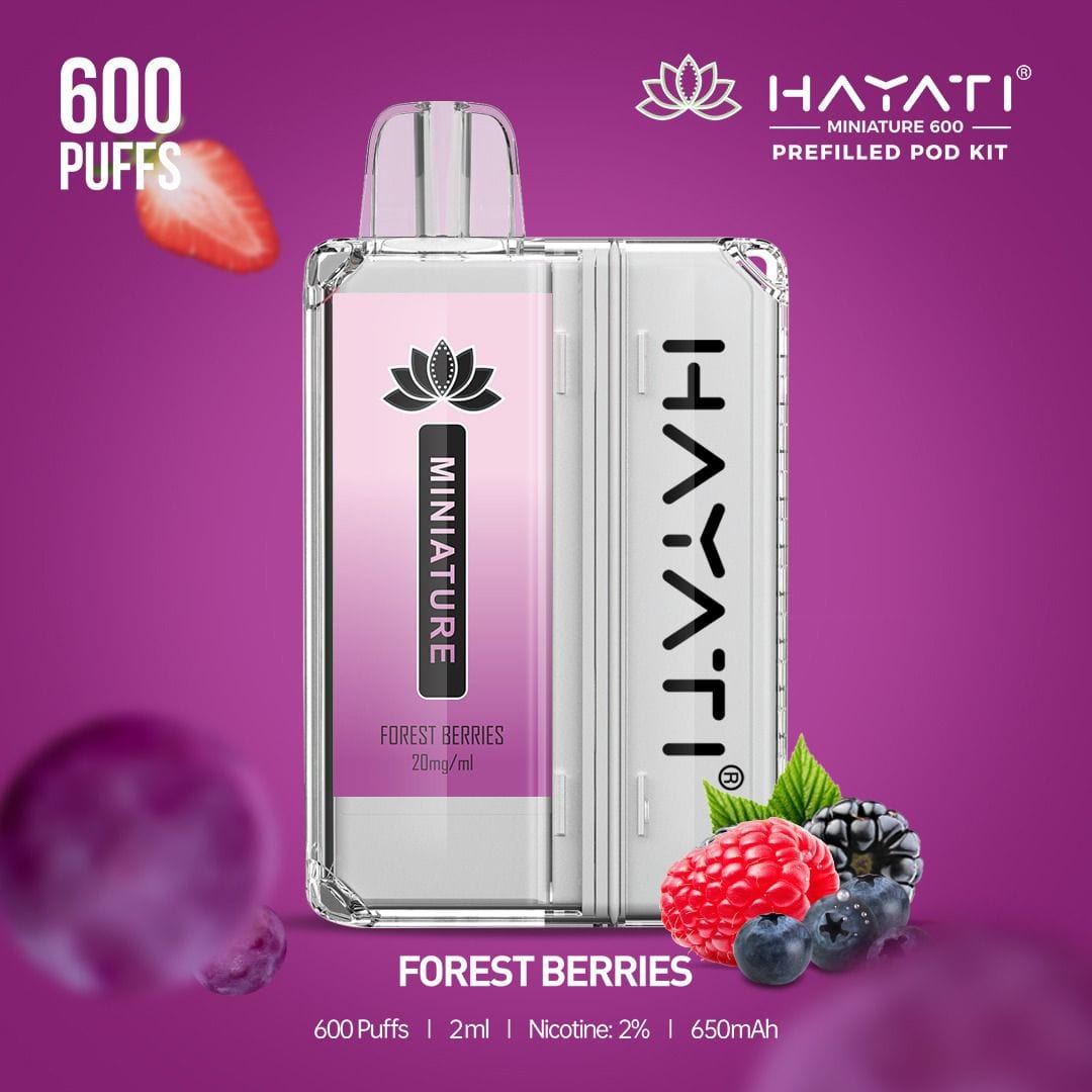 Hayati Miniature 600 Prefilled Pod Kit - Box of 5 - Best Vape Wholesale