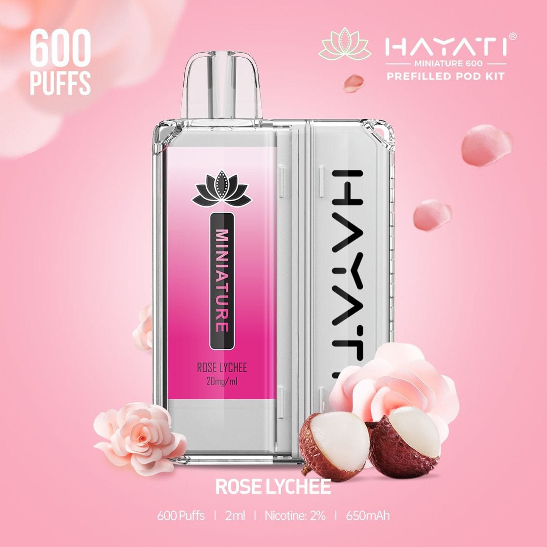 Hayati Miniature 600 Prefilled Pod Kit - Box of 5 - Best Vape Wholesale