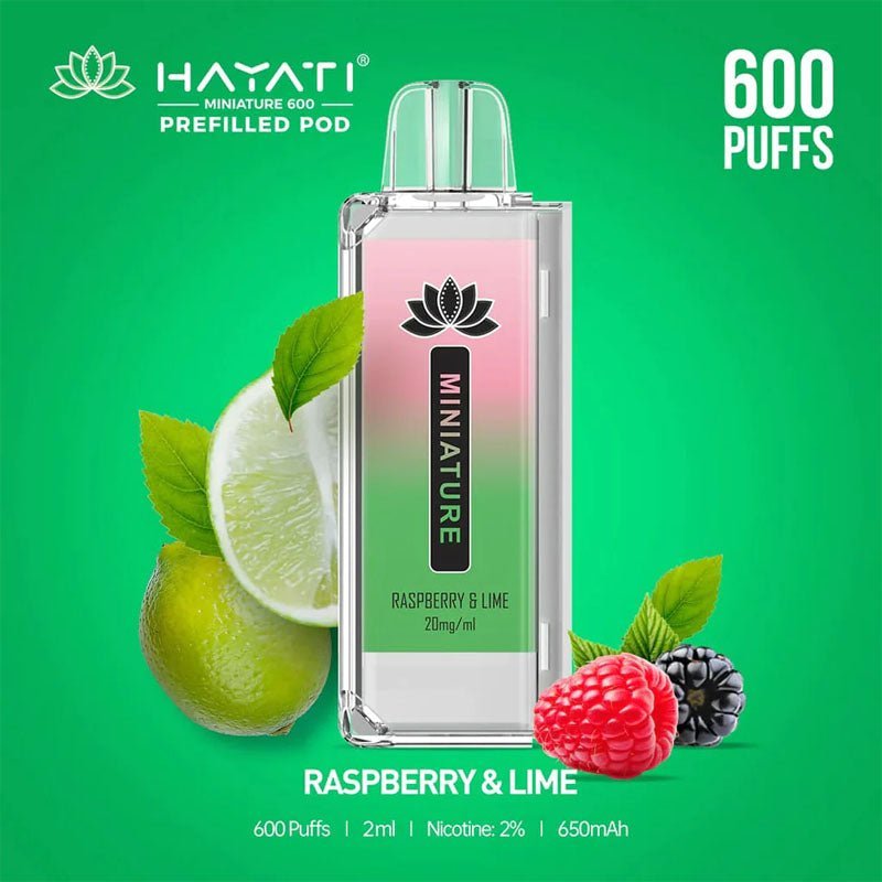 Hayati Miniature 600 Prefilled Replacement Pods - Box of 10 - Best Vape Wholesale