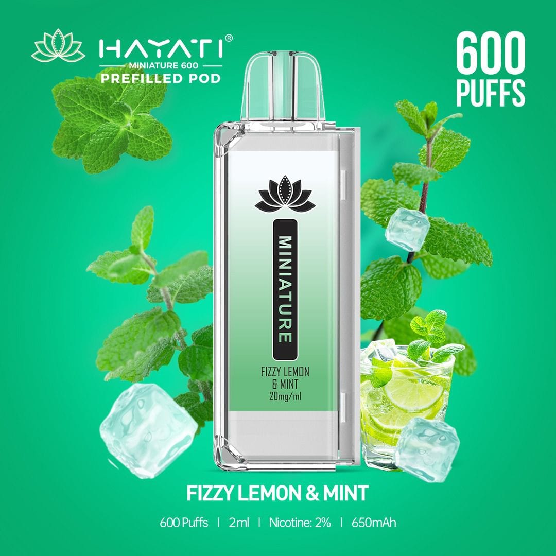 Hayati Miniature 600 Prefilled Replacement Pods - Box of 10 - Best Vape Wholesale