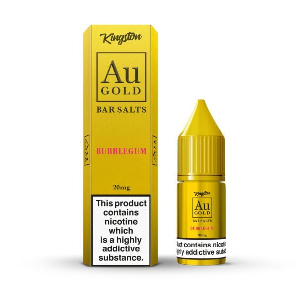 Kingston Au Gold Bar Salts 10ml E-liquids - Box of 10 - Best Vape Wholesale