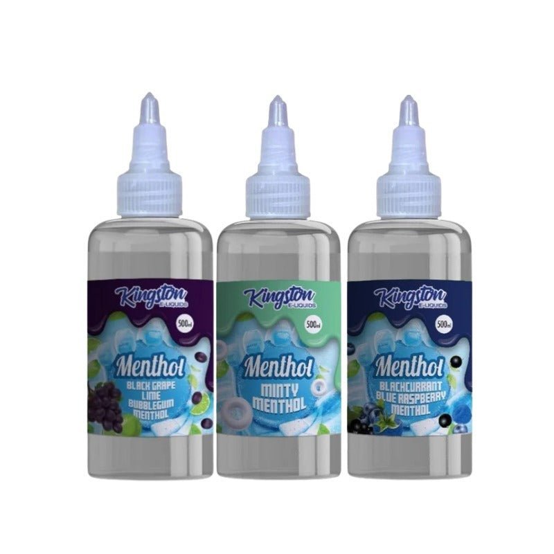 Kingston E-liquids Menthol 500ml Shortfill - Best Vape Wholesale