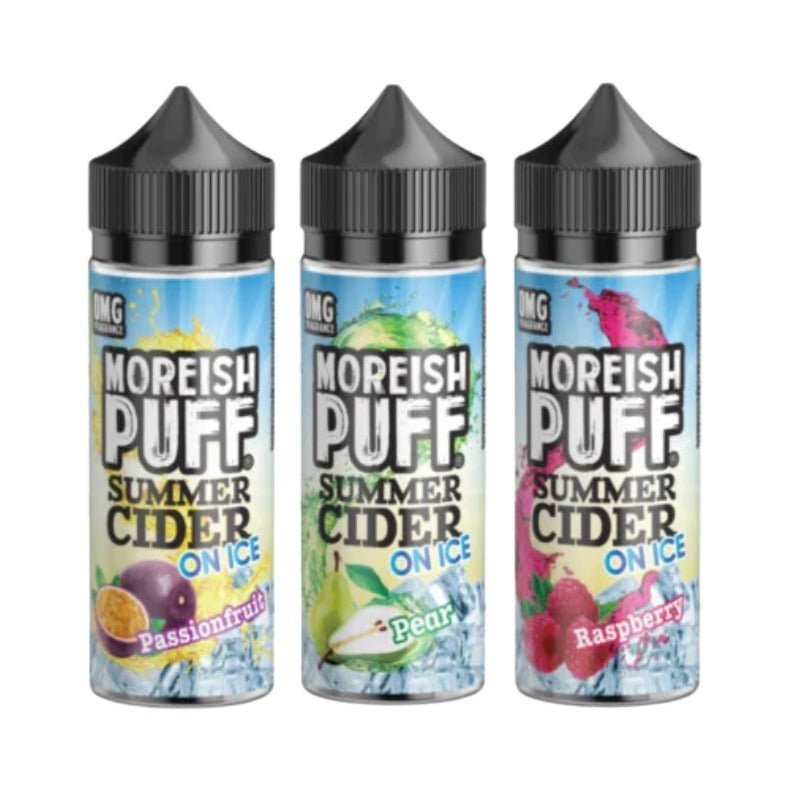 Moreish Puff Summer Cider On Ice 100ML Shortfill - Best Vape Wholesale