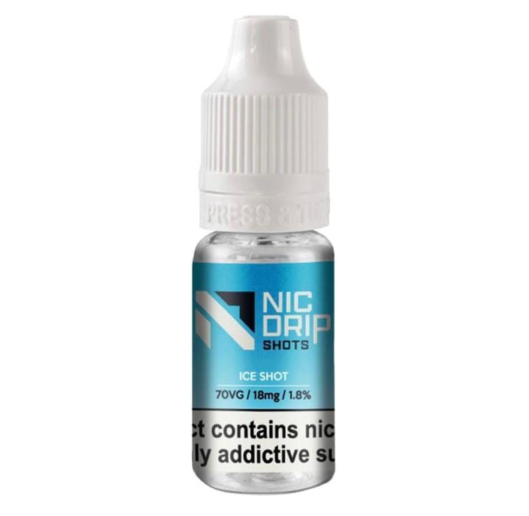 NIC DRIP - 70VG - 18MG - ICE SHOT - Best Vape Wholesale