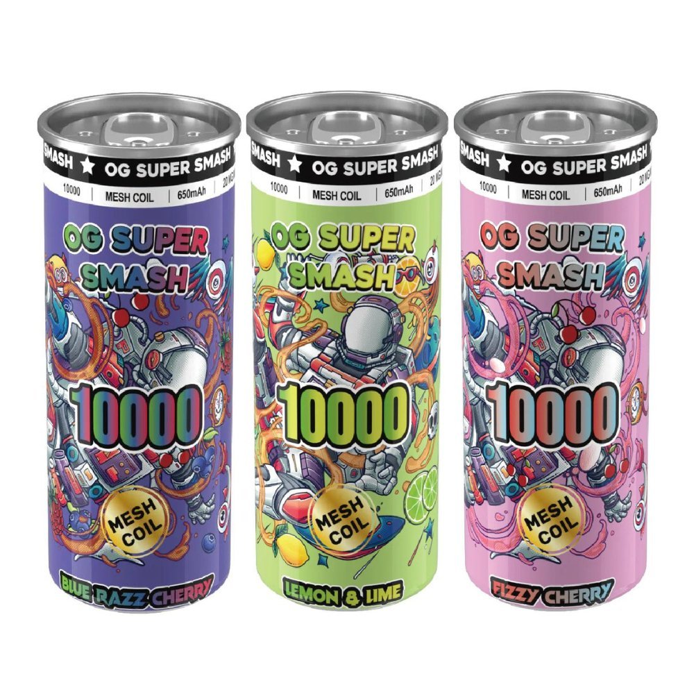 OG Super Smash 10000 Puffs Disposable Vape Pod Box of 10 - Best Vape Wholesale