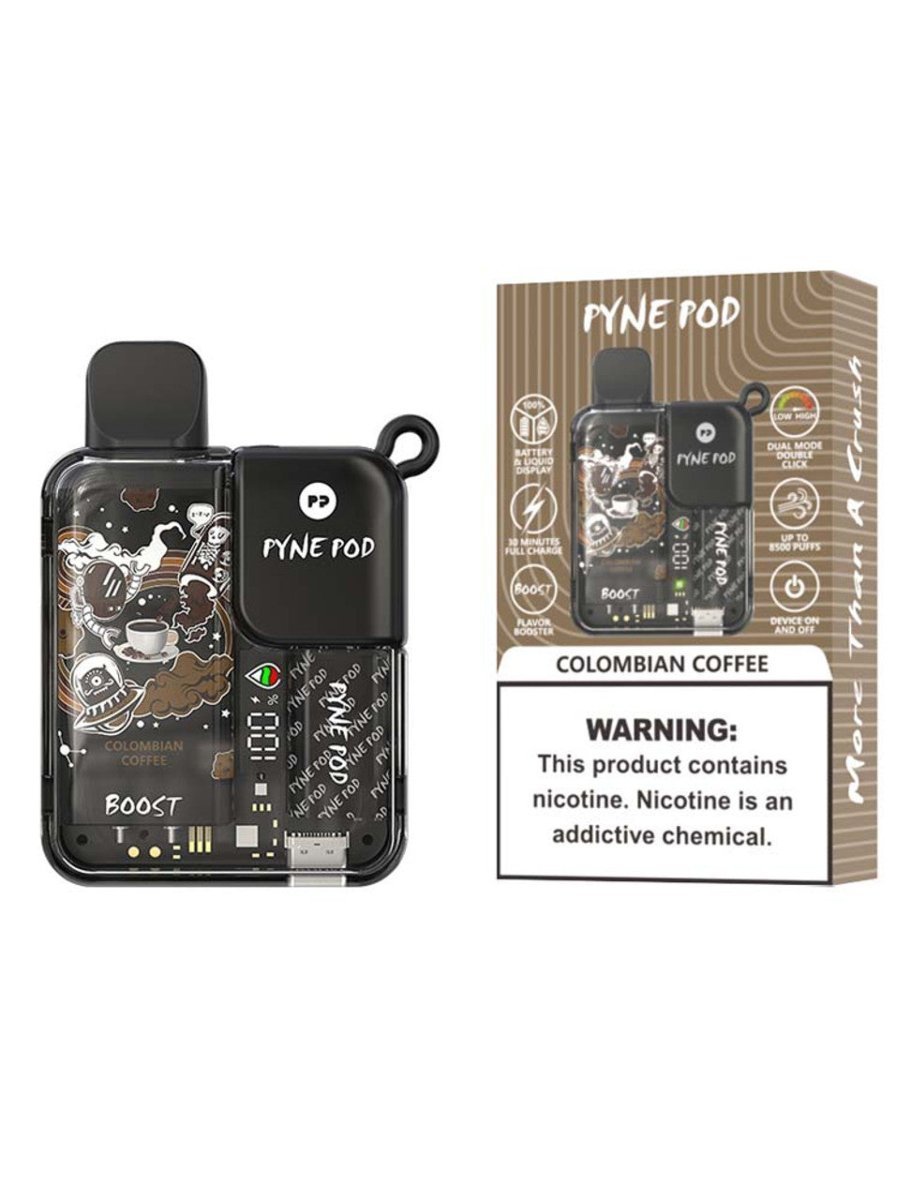 Pyne Pod Boost 8500 Puffs Disposable Vape Box of 5 - Best Vape Wholesale