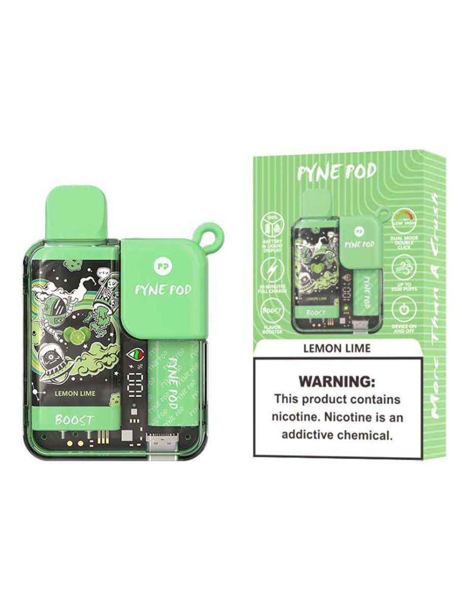 Pyne Pod Boost 8500 Puffs Disposable Vape Box of 5 - Best Vape Wholesale