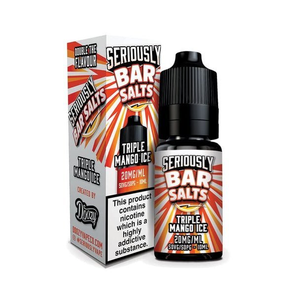 Seriously Bar Salt 10ml E-liquids Nic Salts - Box of 10 - Best Vape Wholesale