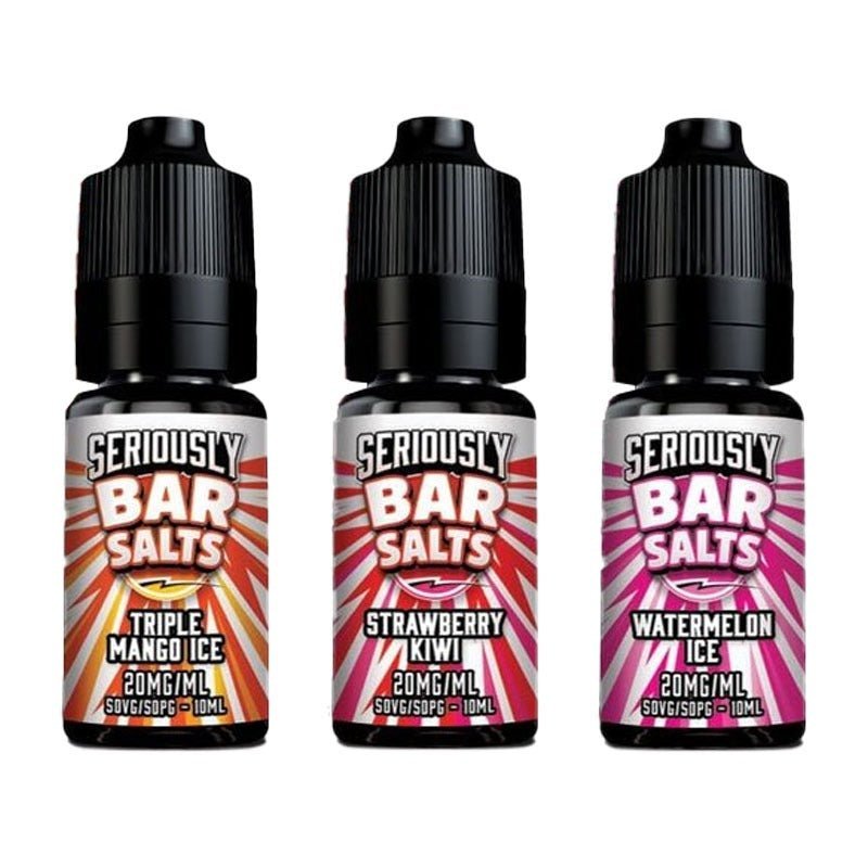 Seriously Bar Salt 10ml E-liquids Nic Salts - Box of 10 - Best Vape Wholesale