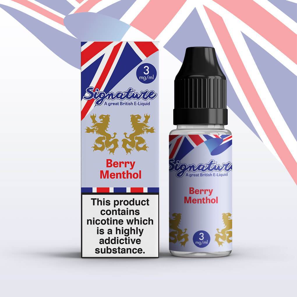 Signature - Berry Menthol - 10ml (Pack of 10) - Best Vape Wholesale