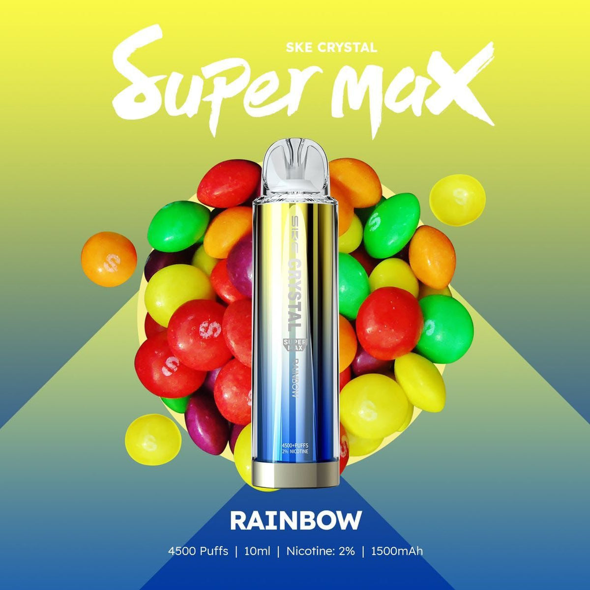 Ske Crystal Original Super Max 4500 Disposable Vape Puff Pod Box Of 10 - Best Vape Wholesale