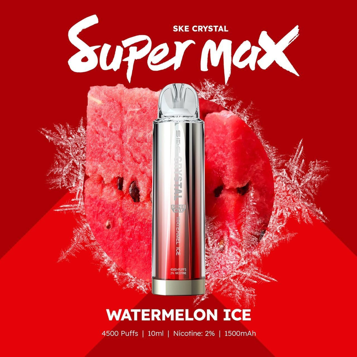 Ske Crystal Original Super Max 4500 Disposable Vape Puff Pod Box Of 10 - Best Vape Wholesale