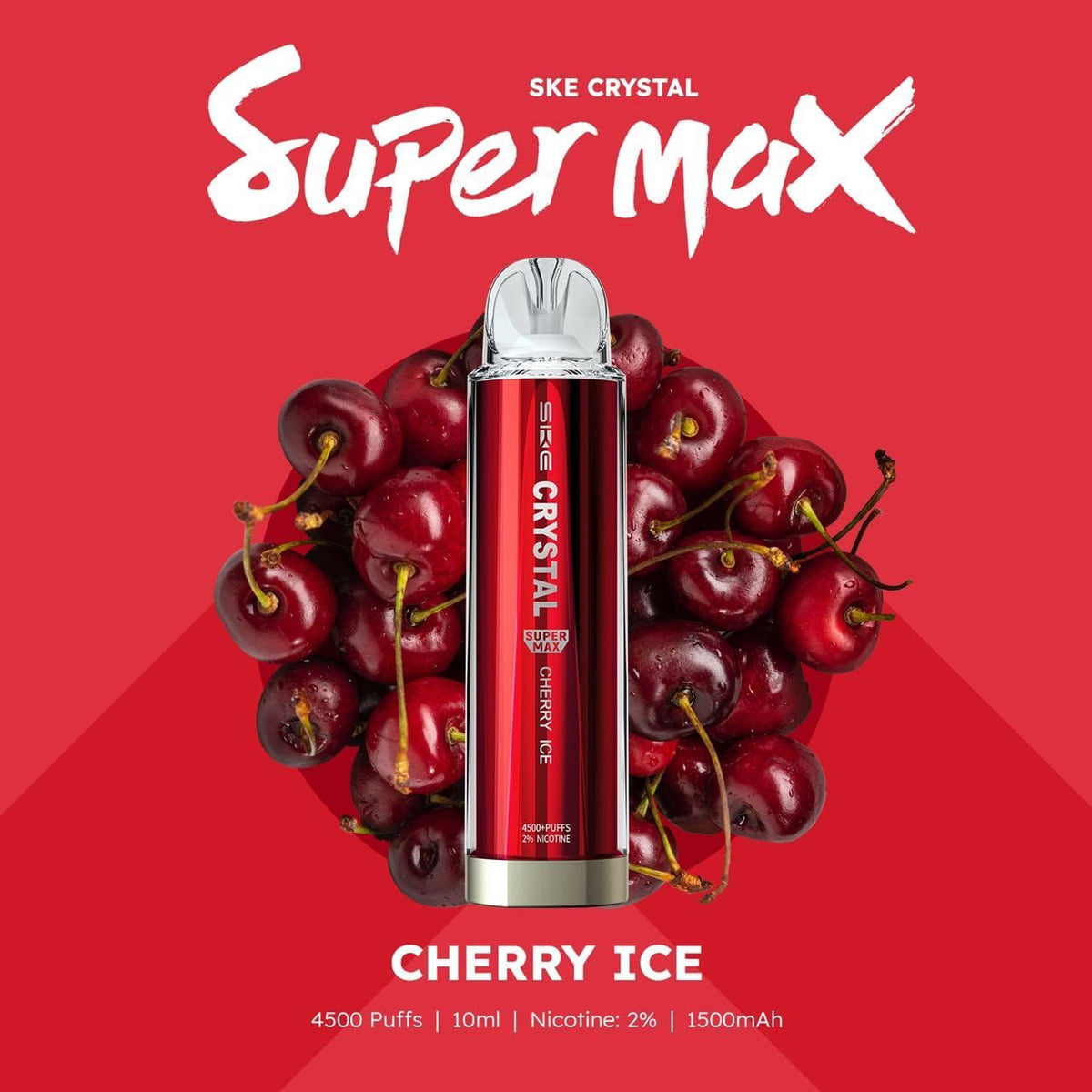 Ske Crystal Original Super Max 4500 Disposable Vape Puff Pod Box Of 10 - Best Vape Wholesale