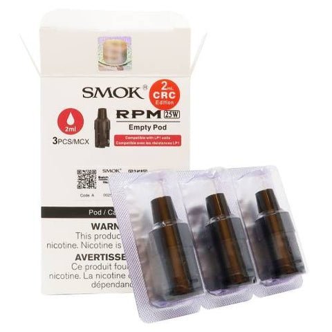 Smok RPM 25W Empty Pod – 2ML - Best Vape Wholesale