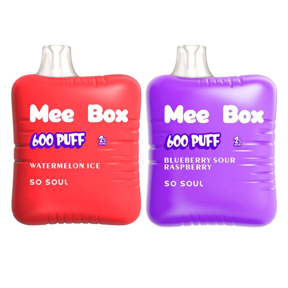 So Soul Mee Box 600 Disposable Vape Puff Pod Pack of 10 - Best Vape Wholesale