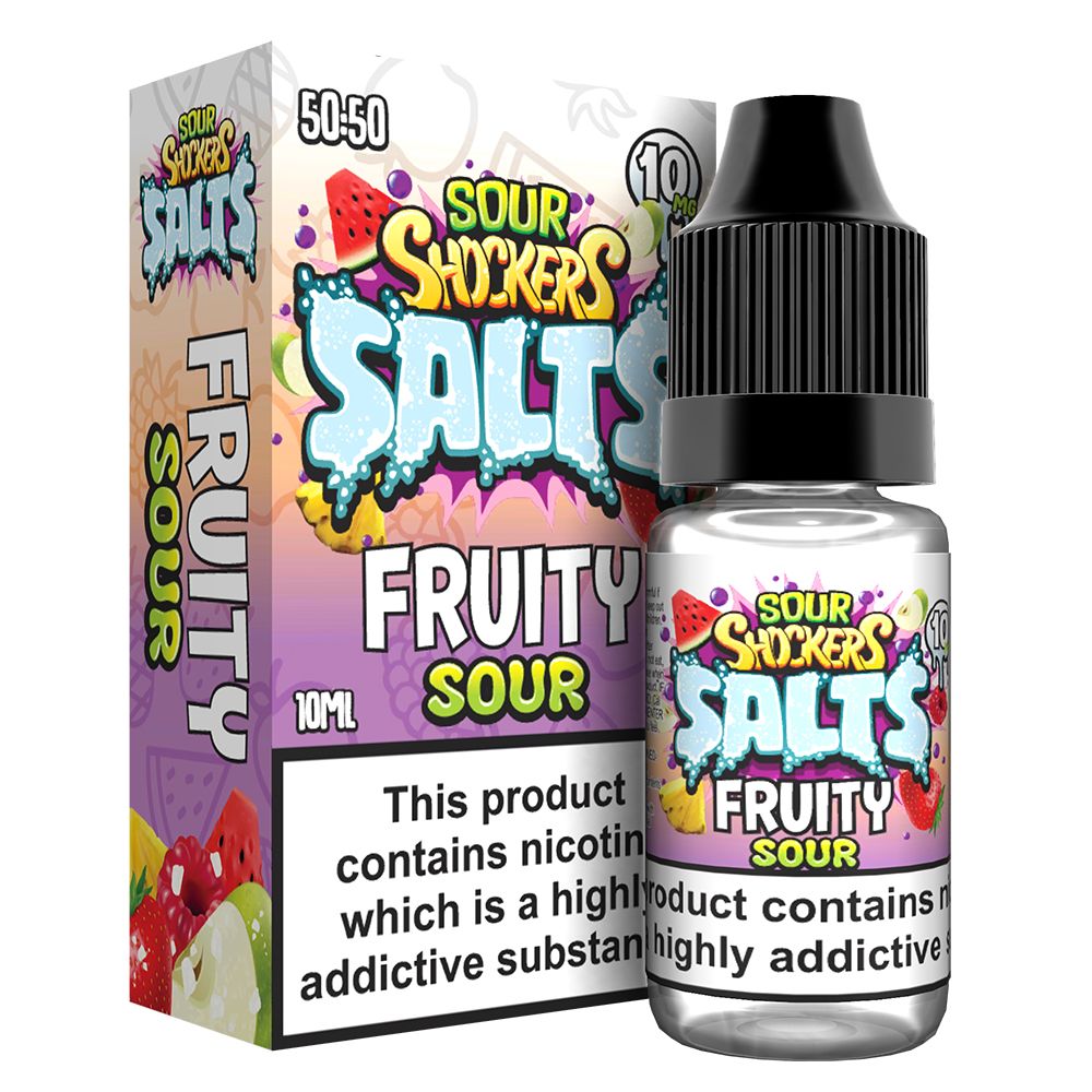 Sour shockers Nic Salt 10ml Pack of 5 - Best Vape Wholesale