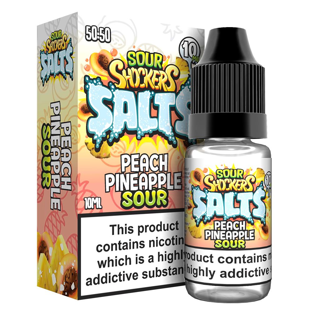 Sour shockers Nic Salt 10ml Pack of 5 - Best Vape Wholesale