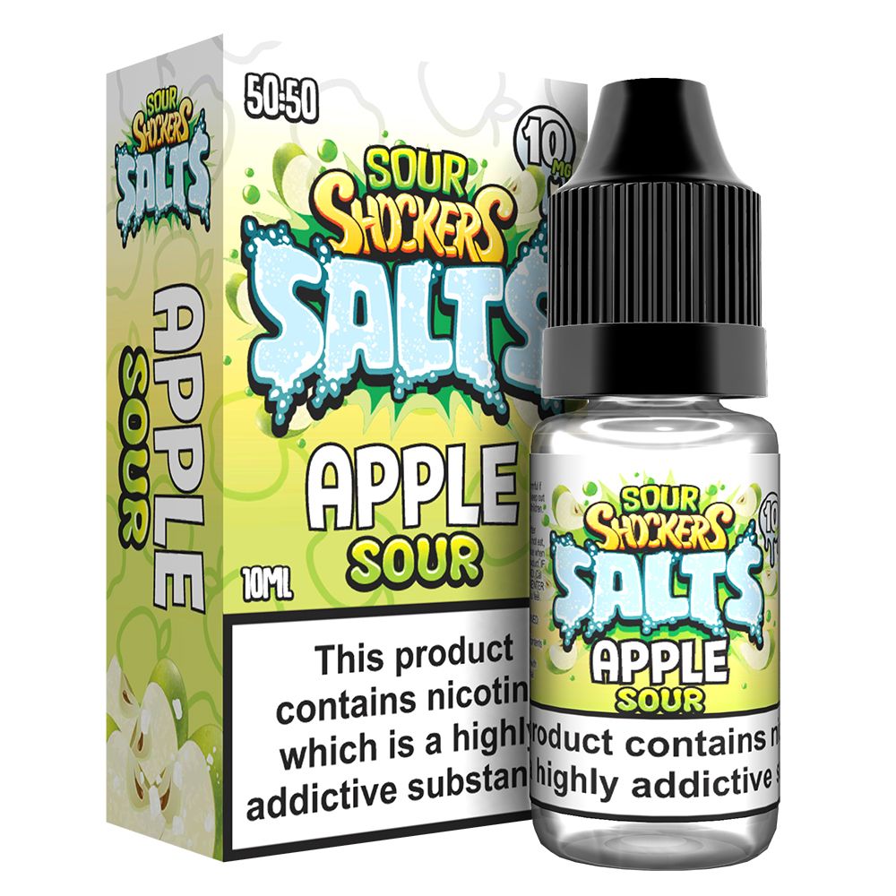 Sour shockers Nic Salt 10ml Pack of 5 - Best Vape Wholesale