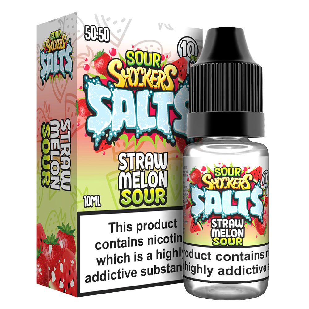 Sour shockers Nic Salt 10ml Pack of 5 - Best Vape Wholesale