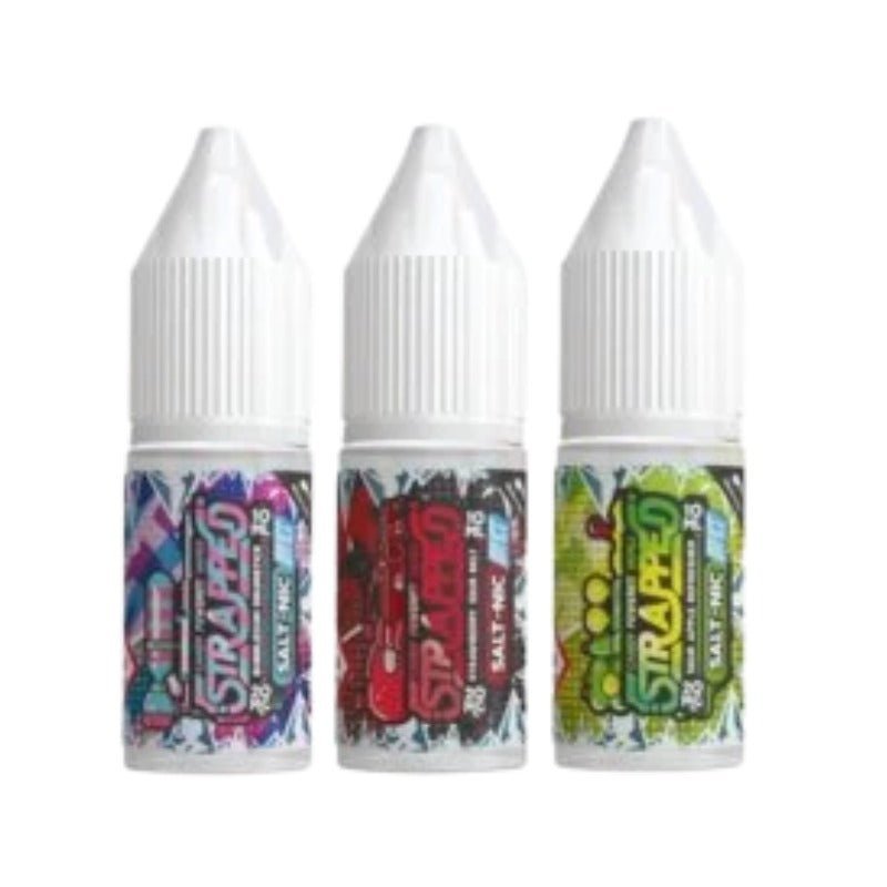 Strapped On Ice 10ML Nic Salt (Pack of 10) - Best Vape Wholesale