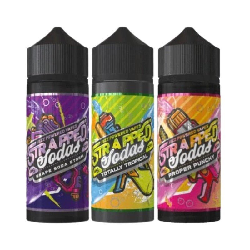 Strapped Sodas 100ML Shortfill - Best Vape Wholesale