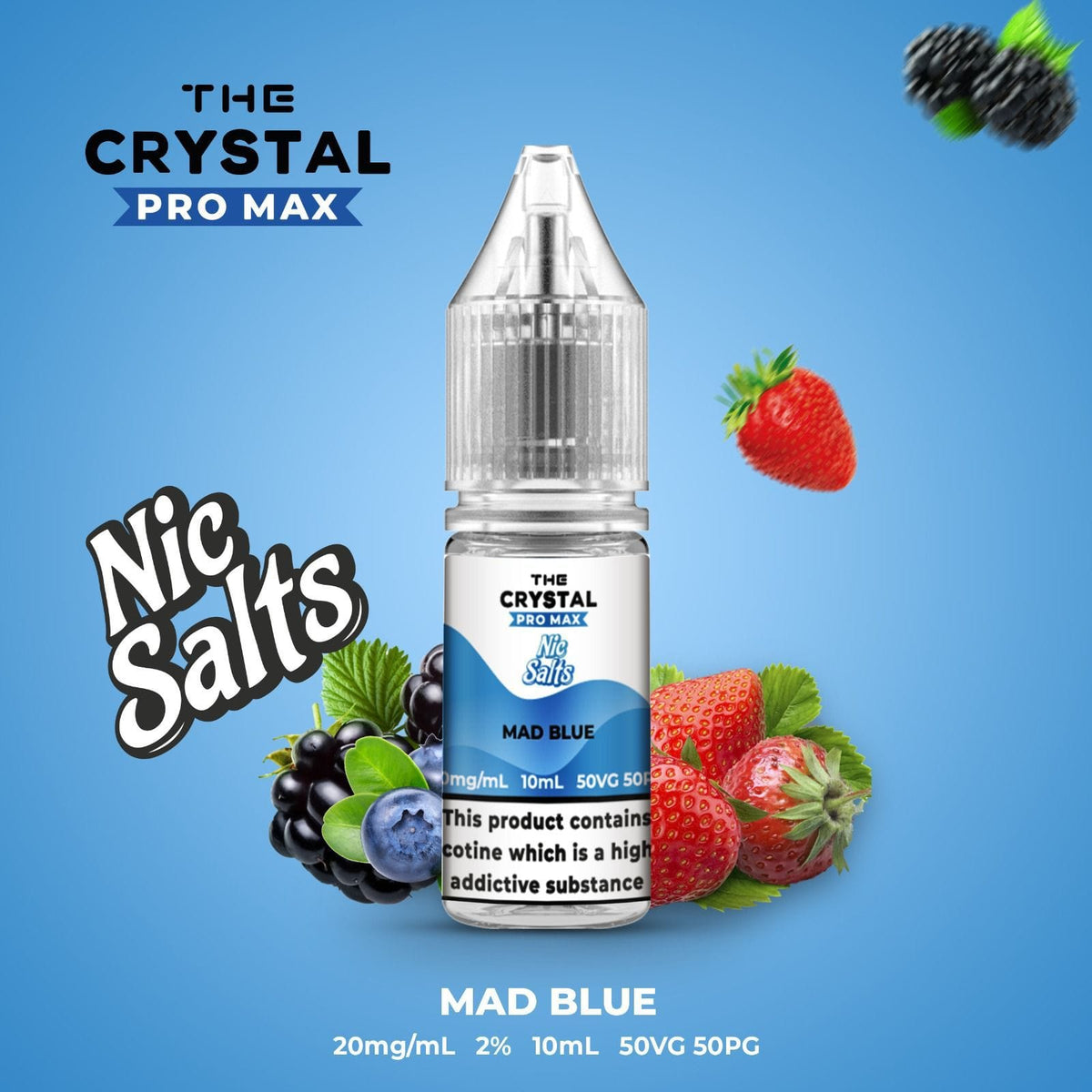 The Crystal Pro Max Hayati Nic Salts 10ml - Box of 10 - Best Vape Wholesale