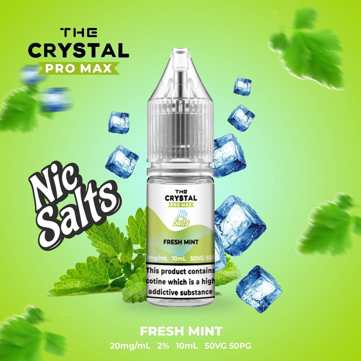 The Crystal Pro Max Hayati Nic Salts 10ml - Box of 10 - Best Vape Wholesale