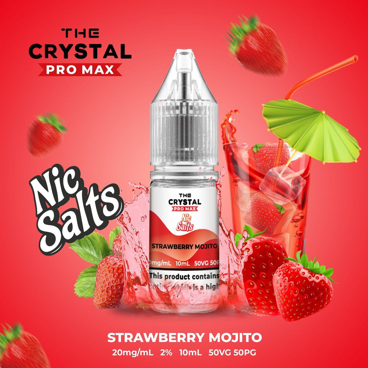 The Crystal Pro Max Hayati Nic Salts 10ml - Box of 10 - Best Vape Wholesale