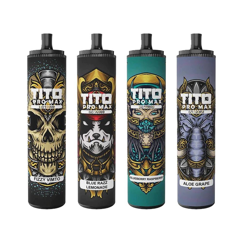 Tito Pro Max GD 10000 Disposable Vape Pod Box of 10 - Best Vape Wholesale