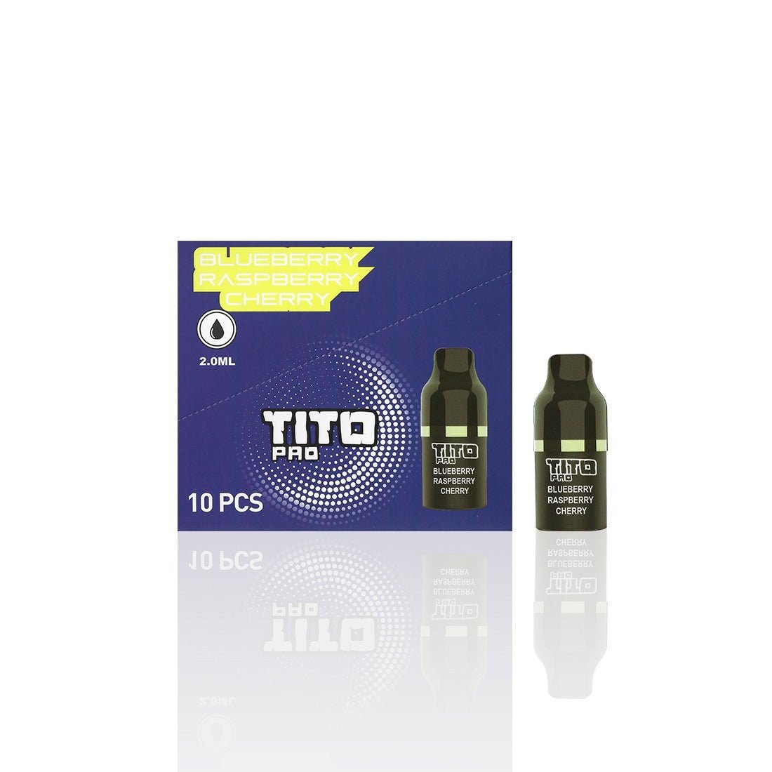 Tito Pro Replacement Disposable Vape Pods Box of 10 - Best Vape Wholesale